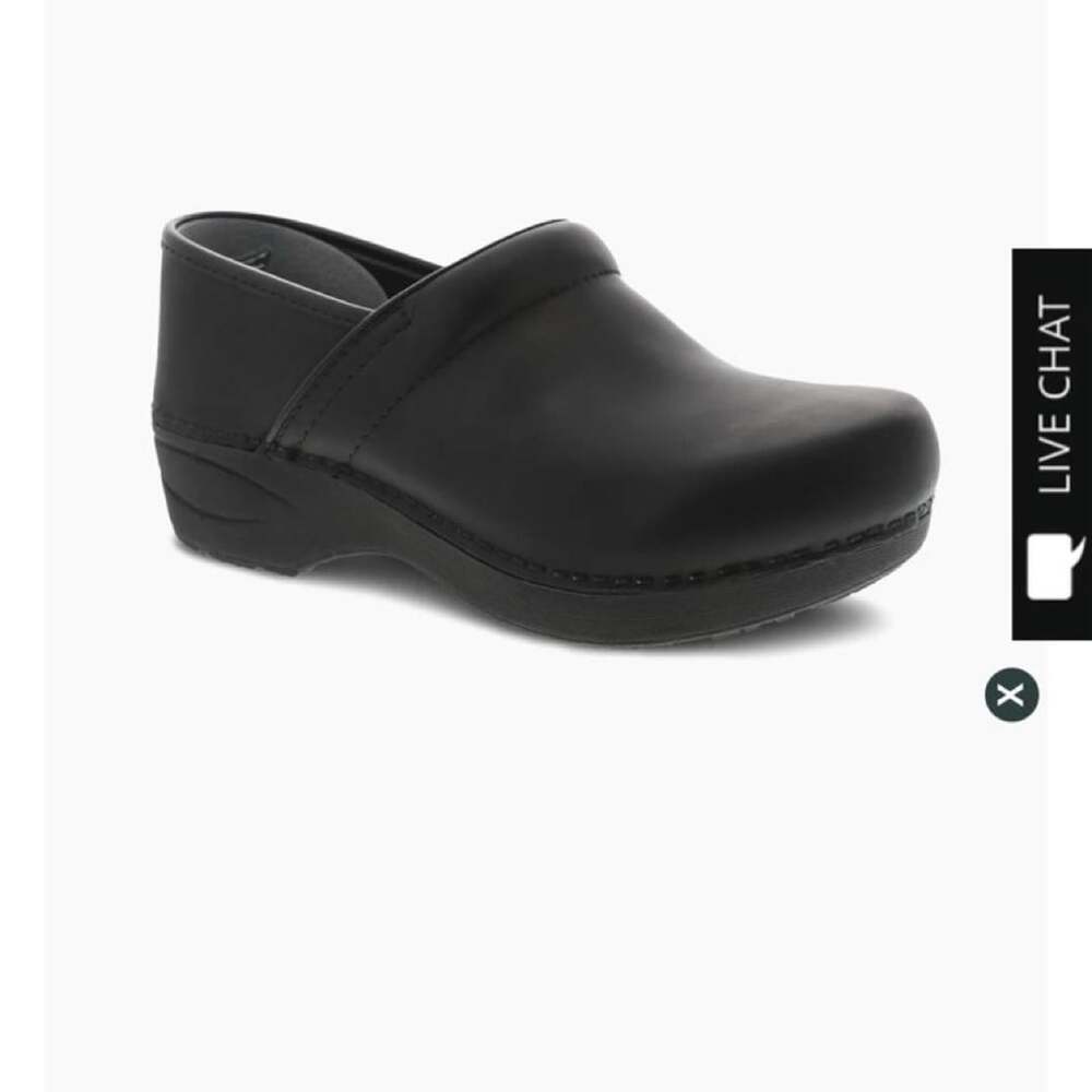 Dansko XP2.0 Clogs Size 39 Black Leather Professional Shoes